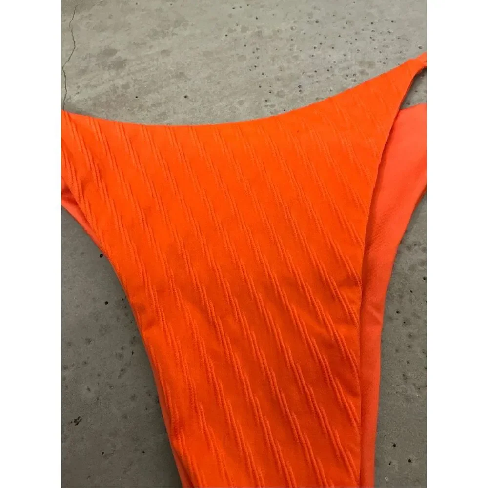 Monday Swimwear Palma Bikini Bottom | Persimmon in Small
